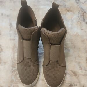 CCOCCI Brown Perforated Slip-On Sneakers